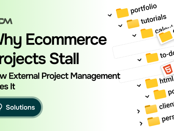 Why Ecommerce Projects Stall, and How External Project Management Fixes It
